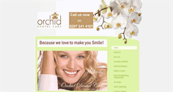 Desktop Screenshot of orchiddentalcare.com